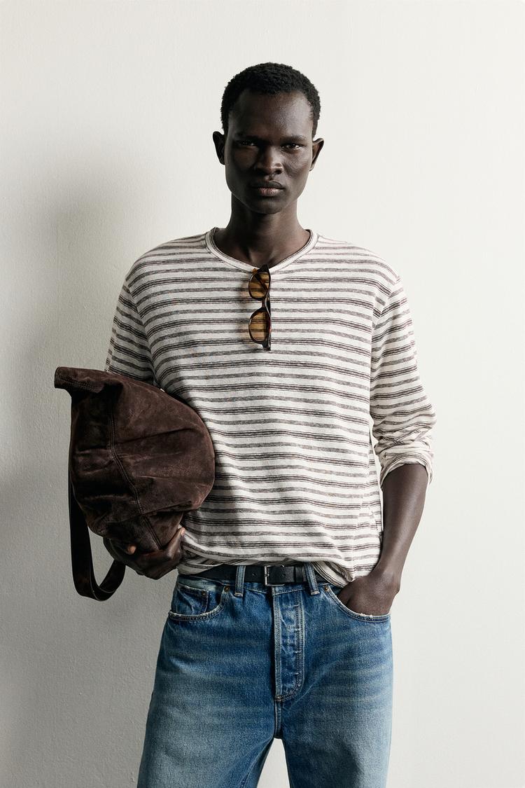 STRIPED RELAXED FIT T-SHIRT