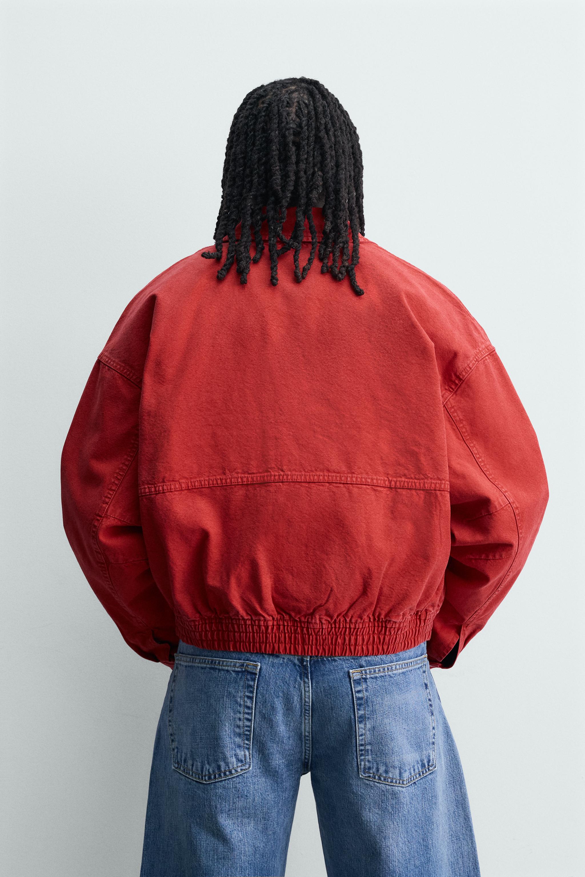 BLOUSON COUPE CARRÉE À PIÈCES
