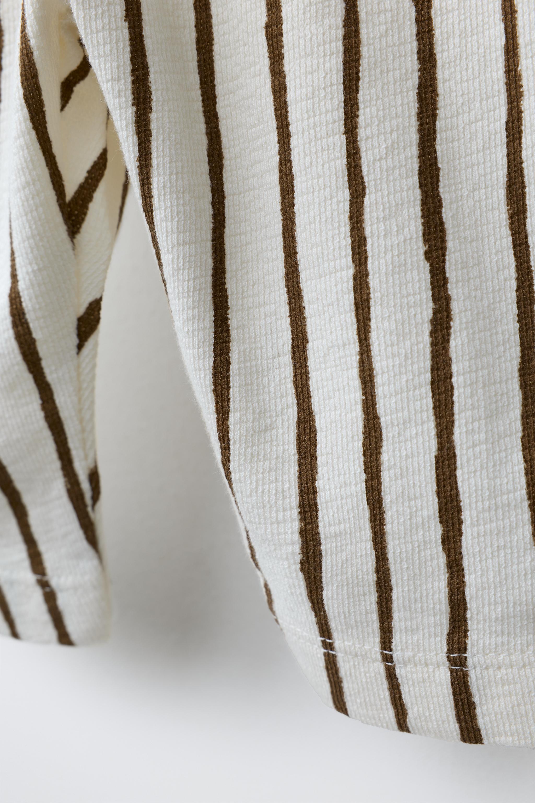 STRIPED BAGGY PANTS