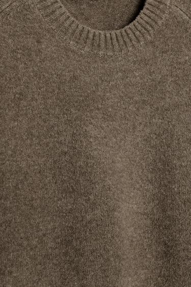 SOFT-TOUCH KNIT JUMPER - mink brown by Zara - Image 6