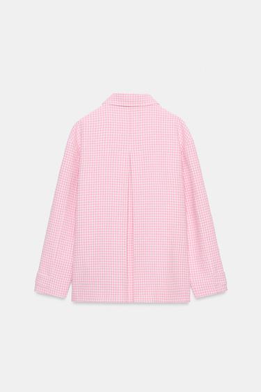 VESTE À CARREAUX VICHY - Rose / Blanc de Zara - Image 9