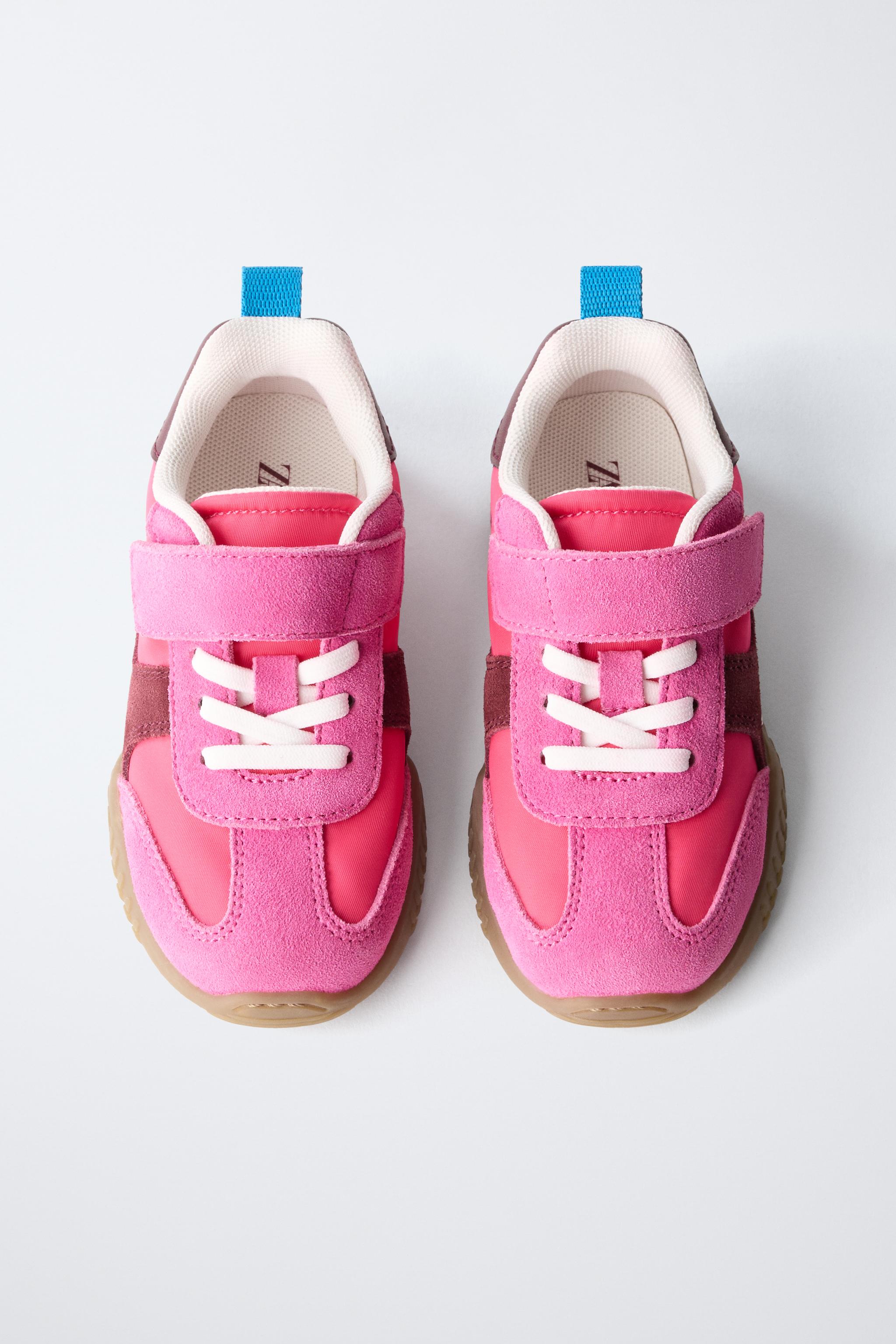 COMBINED SNEAKERS - Fuchsia | ZARA United States