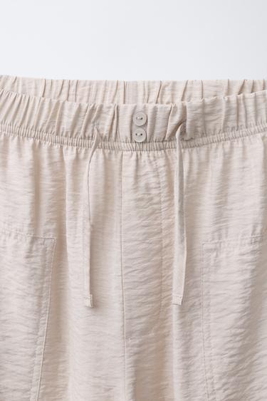 FLOWING TROUSERS - Sand by Zara - Image 2