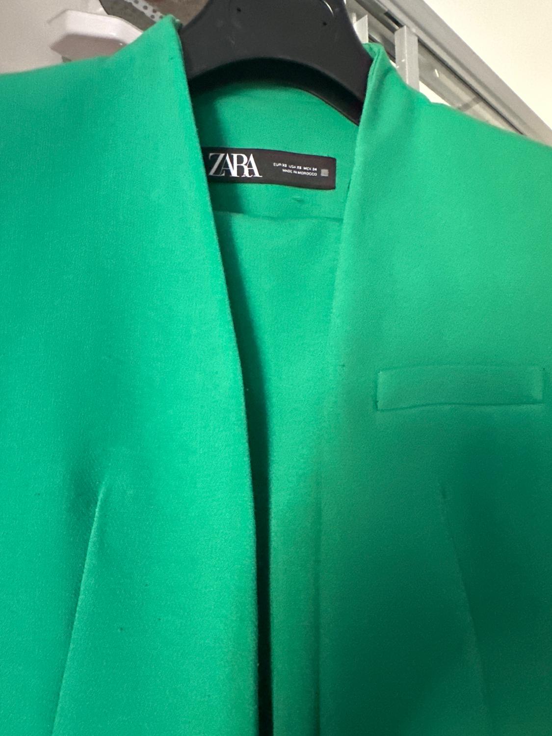 LONG BLAZER WITH INVERTED LAPEL COLLAR - Image 3