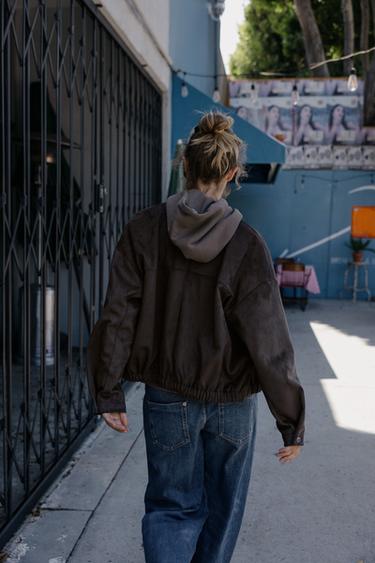 BASIC HOODIE - Mink by Zara - Image 5