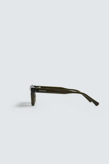 LUNETTES DE SOLEIL RECTANGULAIRES - Vert olive de Zara - Image 4