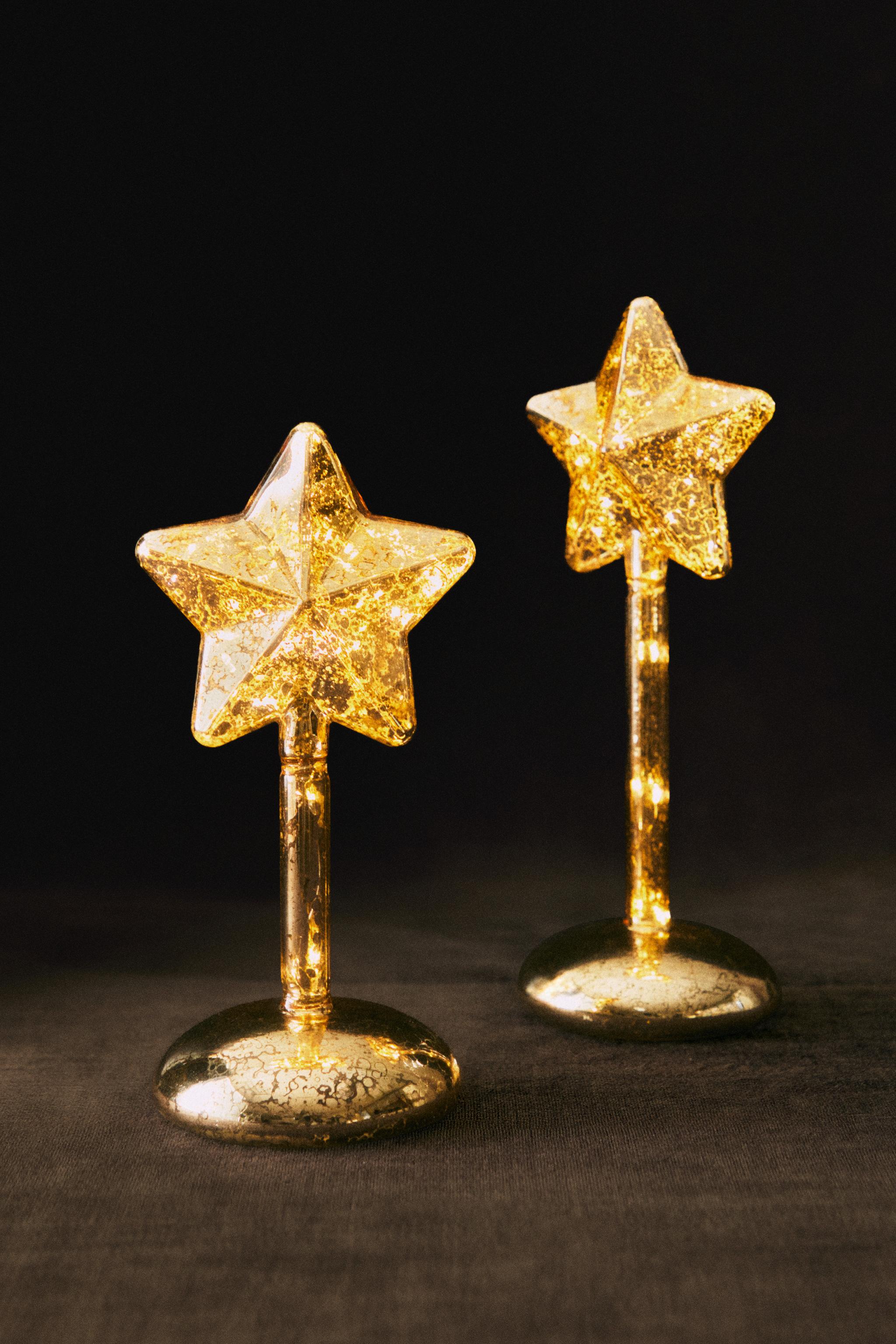 LARGE STAR LED LIGHT CHRISTMAS ORNAMENT
