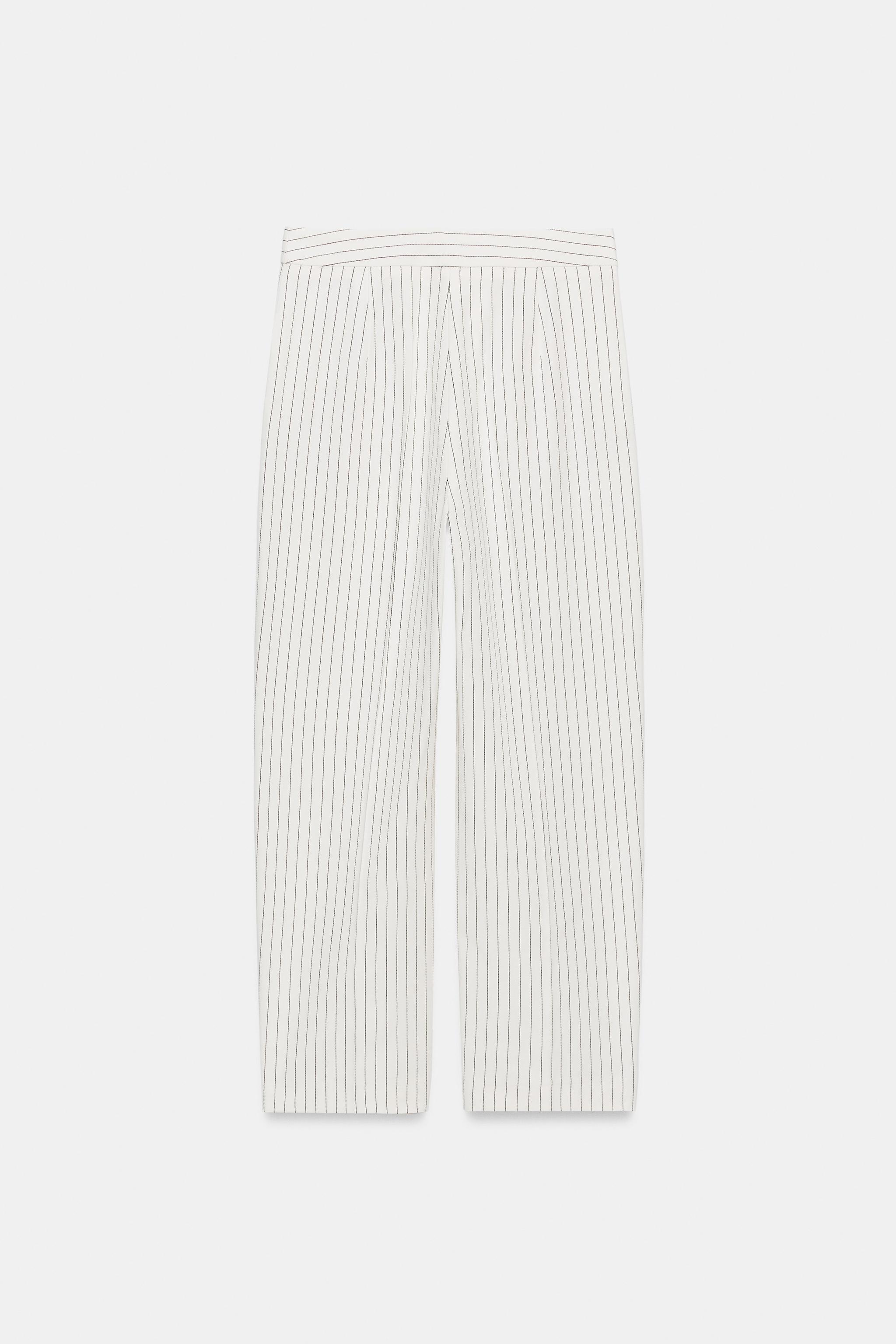 Женские брюки Zara PINSTRIPE PANTS — фото 6