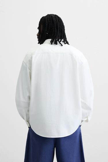 CHEMISE RELAXED FIT - Blanc de Zara - Image 2