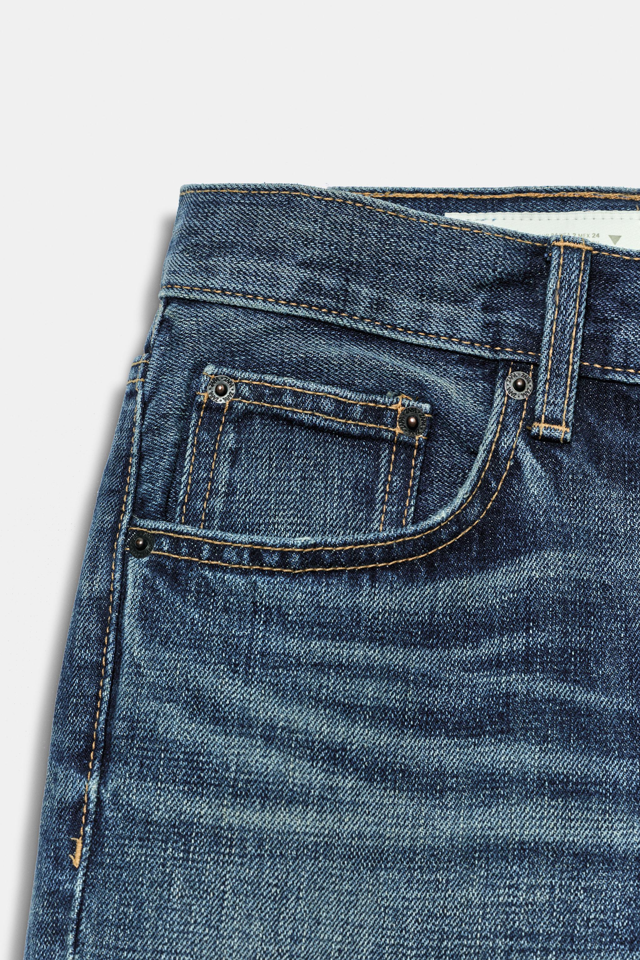 TRF MID-RISE STRAIGHT FIT JEANS