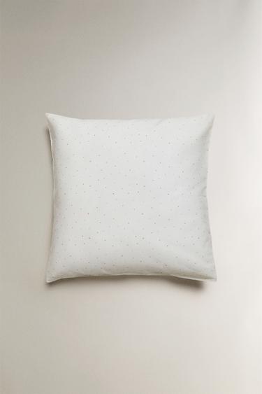 KIDS' POLKA DOT PILLOWCASE - Oyster-white by Zara - Image 1