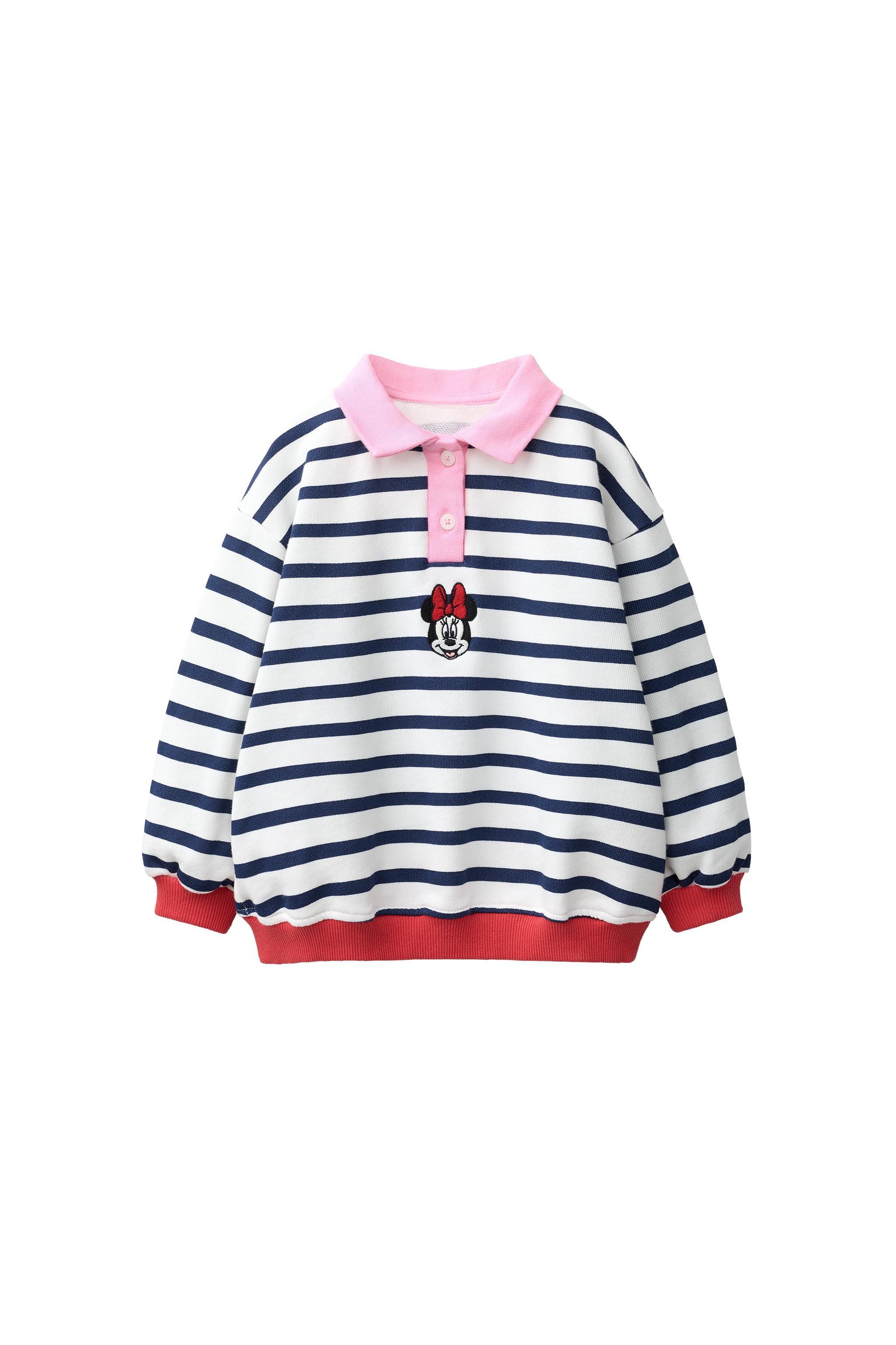ミニーマウス © ディズニー ストライプポロシャツ - ストライプ | ZARA