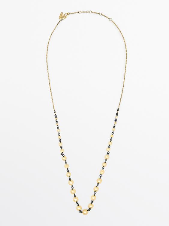 Beaded chain necklace from Zara - $90