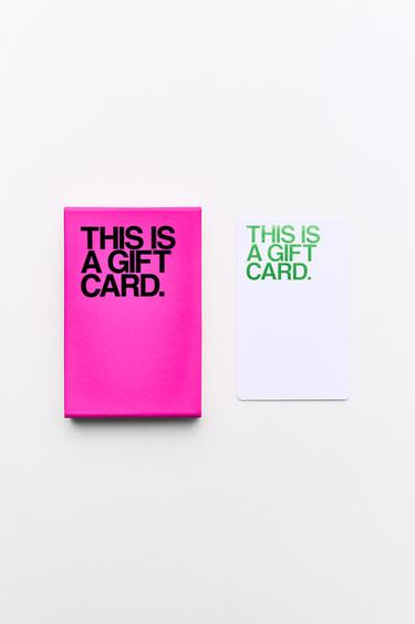 GIFT CARD (PHYSICAL) - Pink by Zara - Image 1