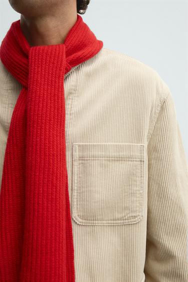 CORDUROY POCKET JACKET - Ecru by Zara - Image 5