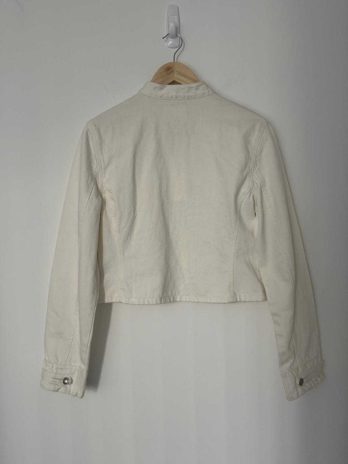TRF FITTED DENIM JACKET WITH BUTTONS - Image 8
