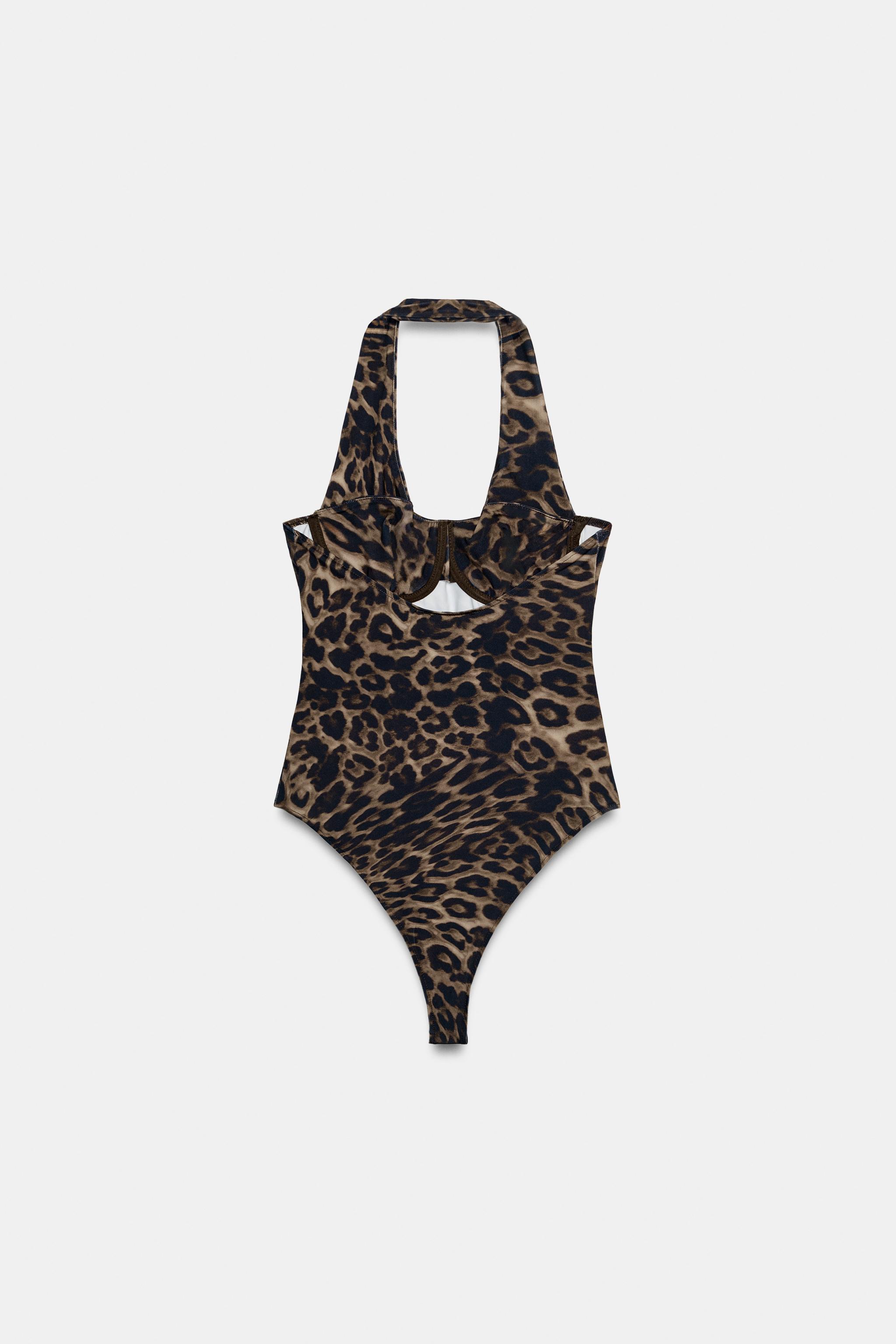 Zara Halter Yaka Balenli Body görsel 6