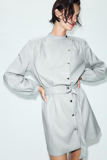 zara sale dresses long sleeve long sleeve dress zara The Zara dress beige Leyna Dresses