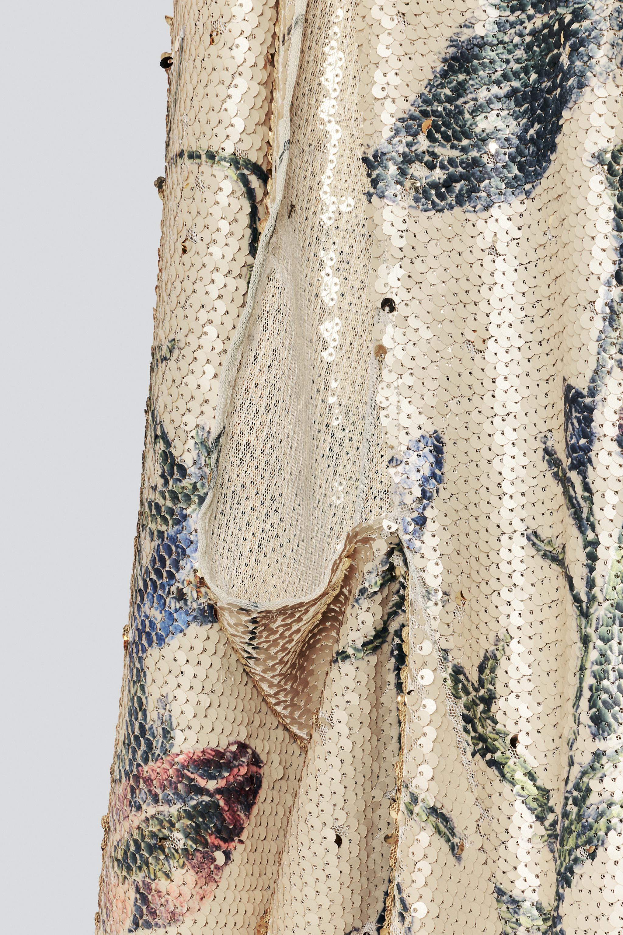 ROBE IMPRIMÉE À PAILLETTES