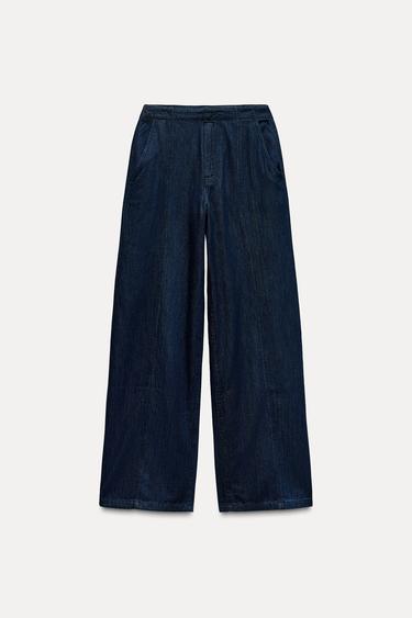 Z1975 WIDE LEG HIGH-RISE JEANS - Blue by Zara