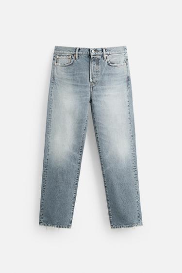 JEANS STRAIGHT FIT ANKLE LIMITED EDITION - Azul de Zara