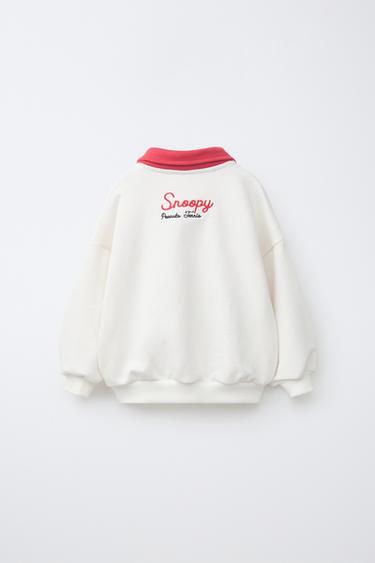 سترة بولو مطرزة سنوبي PEANUTS™ - خَام by Zara