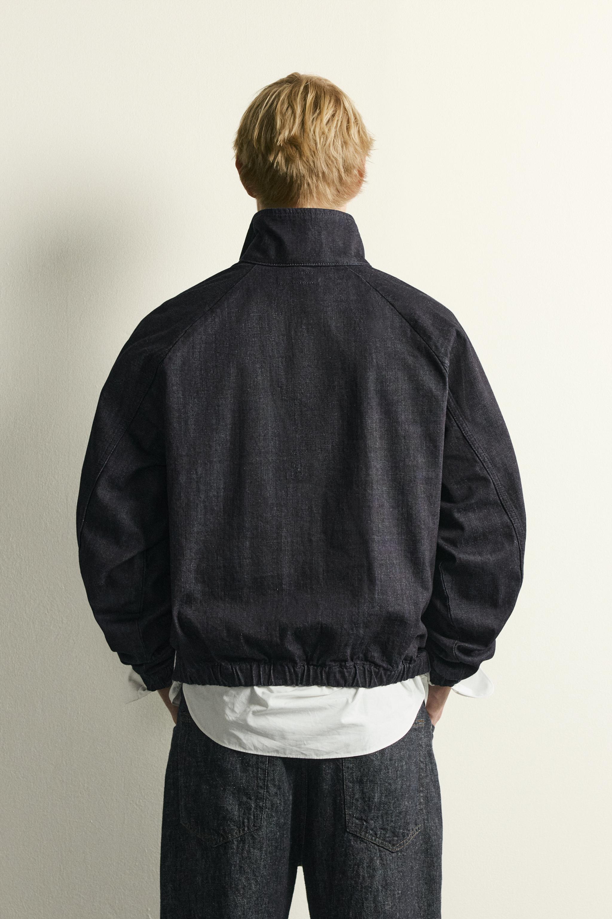 RELAXED FIT DENIM HOODIE
