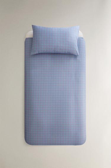 KINDER-BETTBEZUG KAROS - Bläulich von Zara - Bild 0
