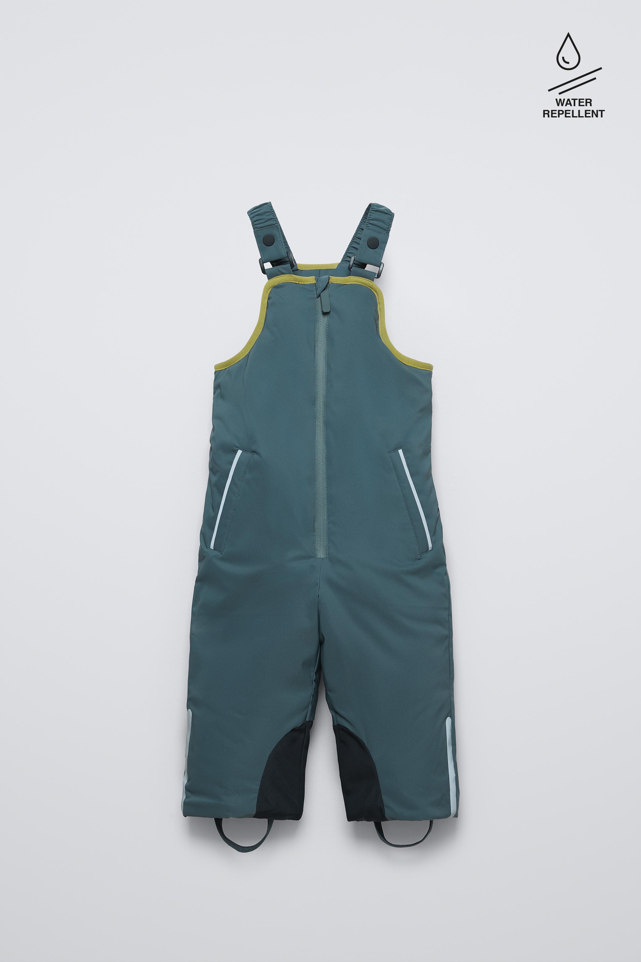 Zara PLAIN WATER RESISTANT OVERALLS. Size retailer 3-4t