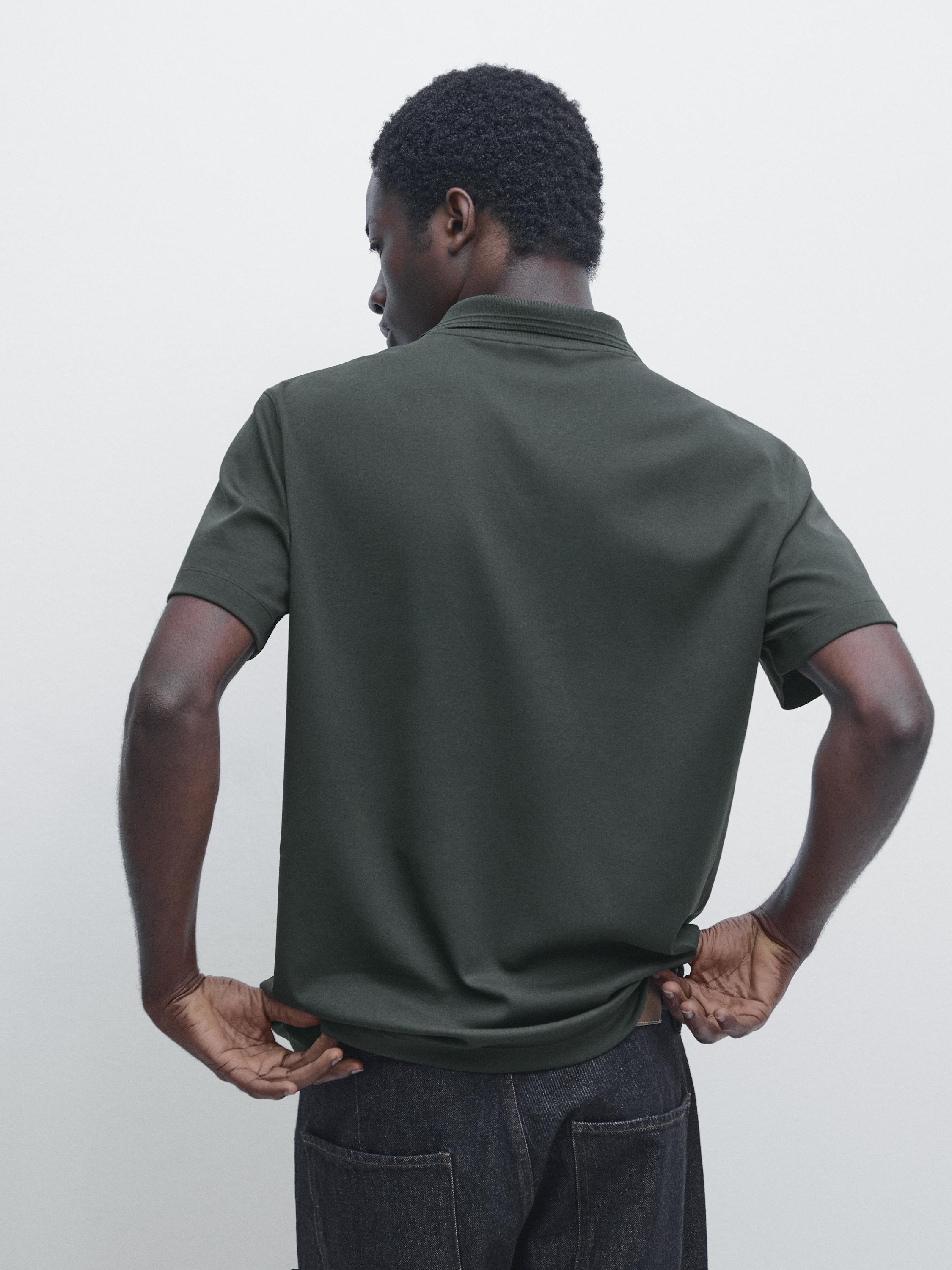 100% cotton short sleeve polo shirt