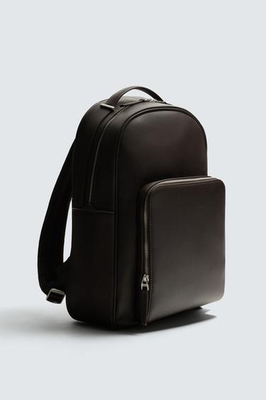 TEXTURED BACKPACK - Brown by Zara - Image 4