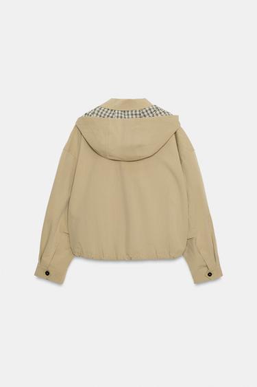 BLOUSON À CAPUCHE AMOVIBLE - Marron clair de Zara - Image 11
