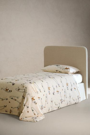 CHILDREN'S CHRISTMAS THE ARISTOCATS ©DISNEY FITTED SHEET - Multicoloured by Zara - Image 1