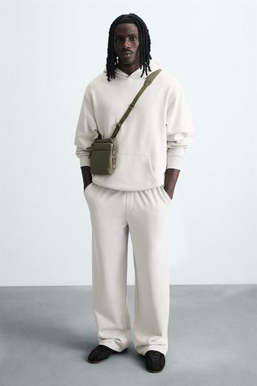 RUBBERISED TEXTURED CROSSBODY BAG - Khaki Green by Zara - Image 0