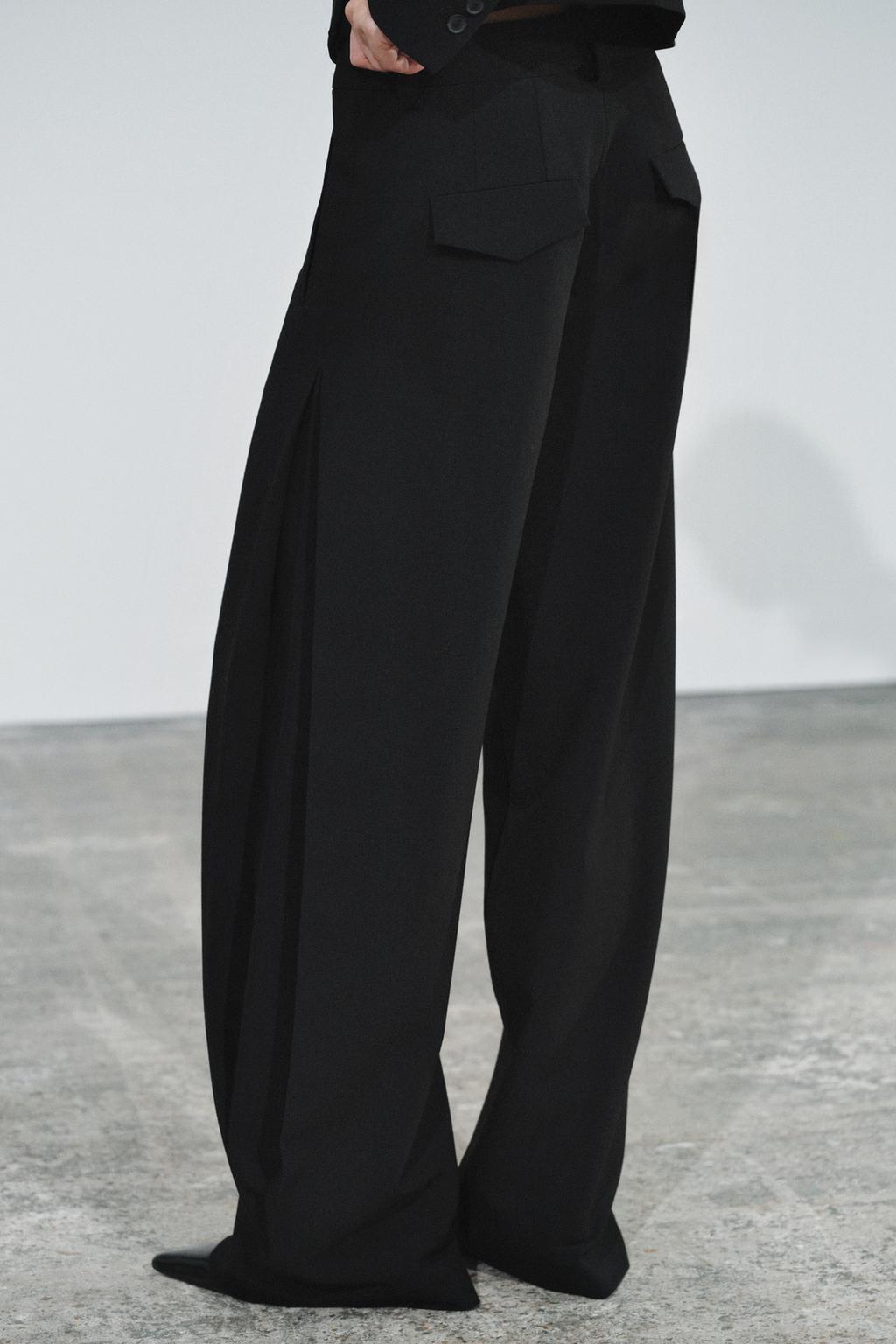 ZW COLLECTION TROUSERS WITH SIDE PLEATS