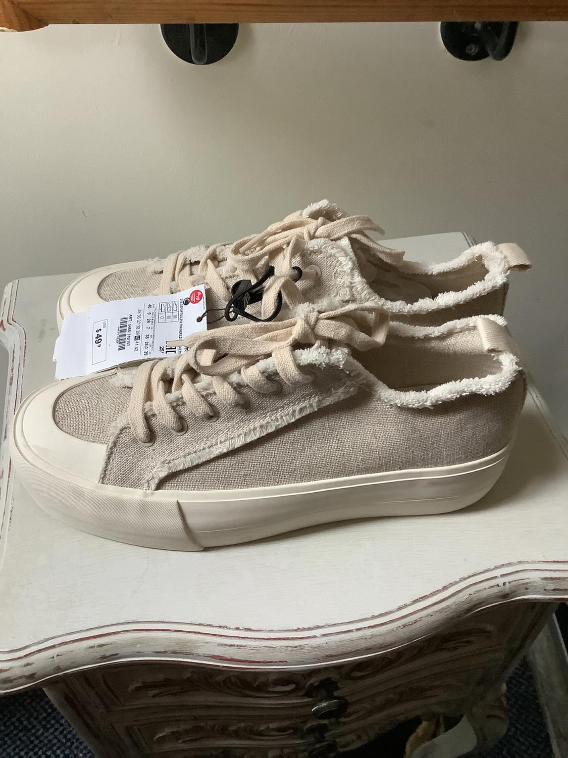 ZARA LACED SHOES, NEW, UK7 - Image 3