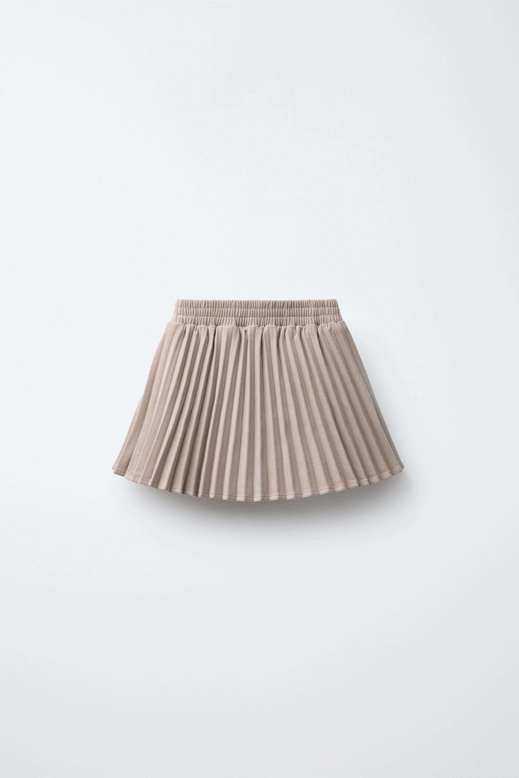 BOX PLEAT SKIRT - Ecru | ZARA United States