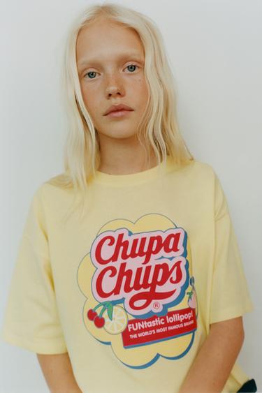 CAMISETA ESTAMPADO CHUPA CHUPS ® - Amarillo de Zara