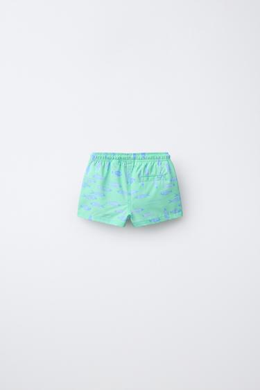 2-6 ANS/ SHORT DE BAIN POISSONS - Vert d'eau de Zara - Image 1