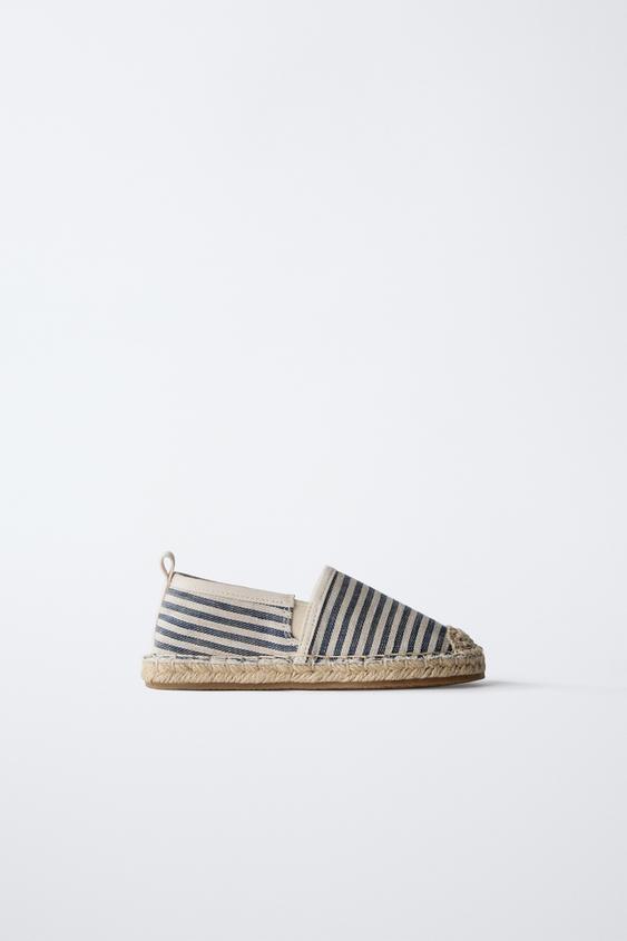 STRIPED ESPADRILLES - Blue by Zara - Image 0