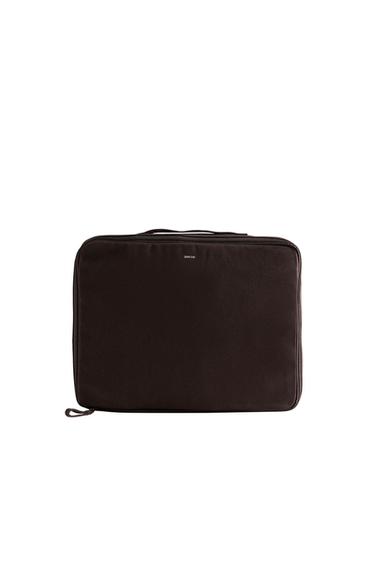 TROUSSES RANGEMENT VOYAGE CANVAS - Marron de Zara