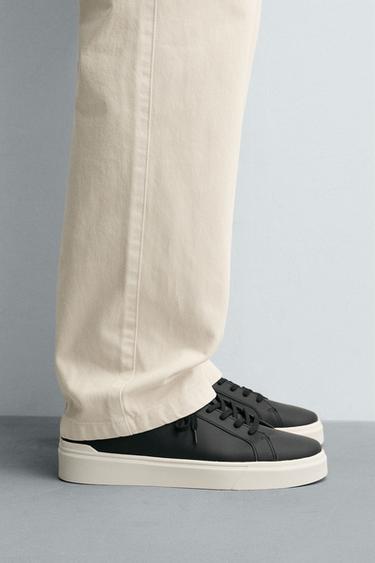 HEEL DETAIL TRAINERS - Black by Zara - Image 0