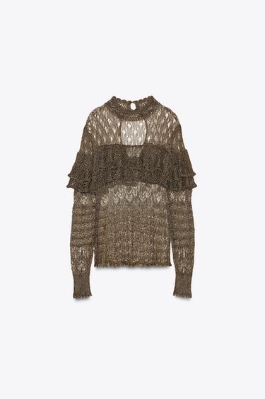 JERSEY PUNTO VOLANTES - Oro viejo de Zara