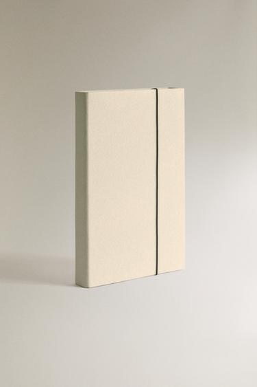 LINEN FOLDER WITH CLOSURE - Ecru by Zara - Image 0