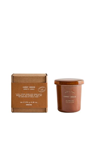 (170 G) BOUGIE PARFUMÉE CARROT BREEZE - Oranges de Zara