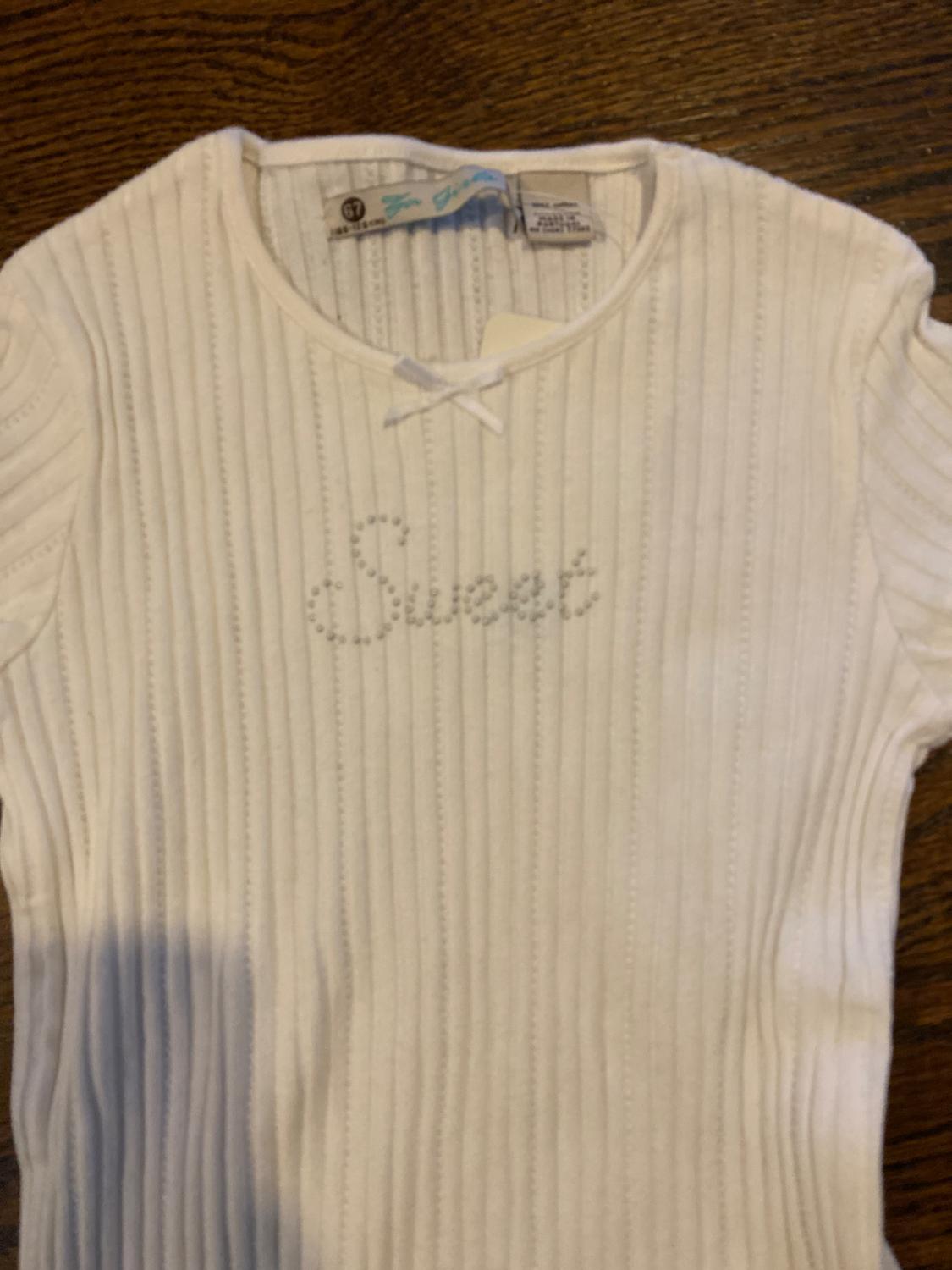 RIBBED WHITE TSHIRT - Image 3