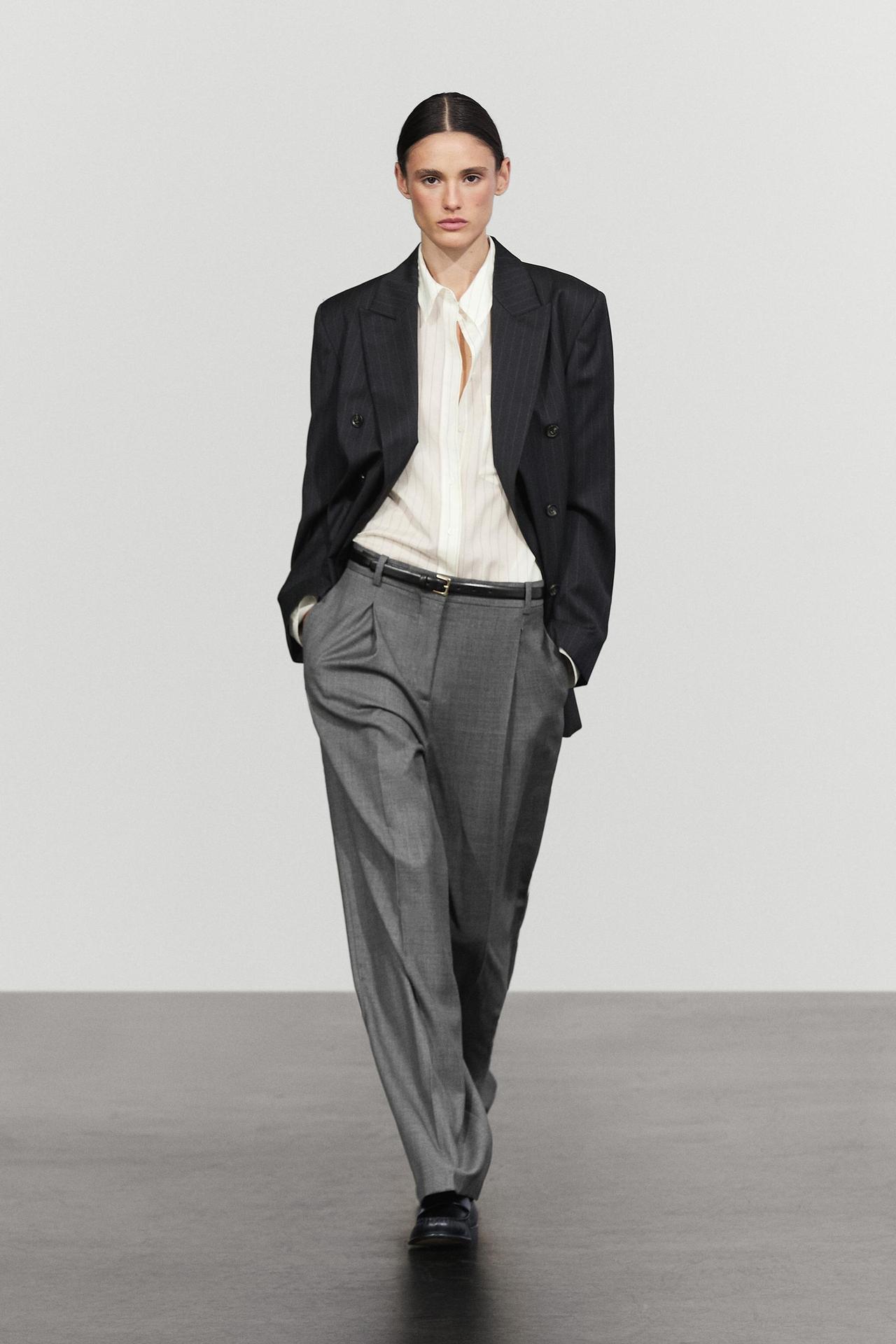 100% wool suit pants — Cobalt
