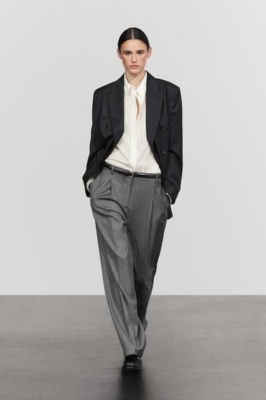 100% wool suit pants — Cobalt 1