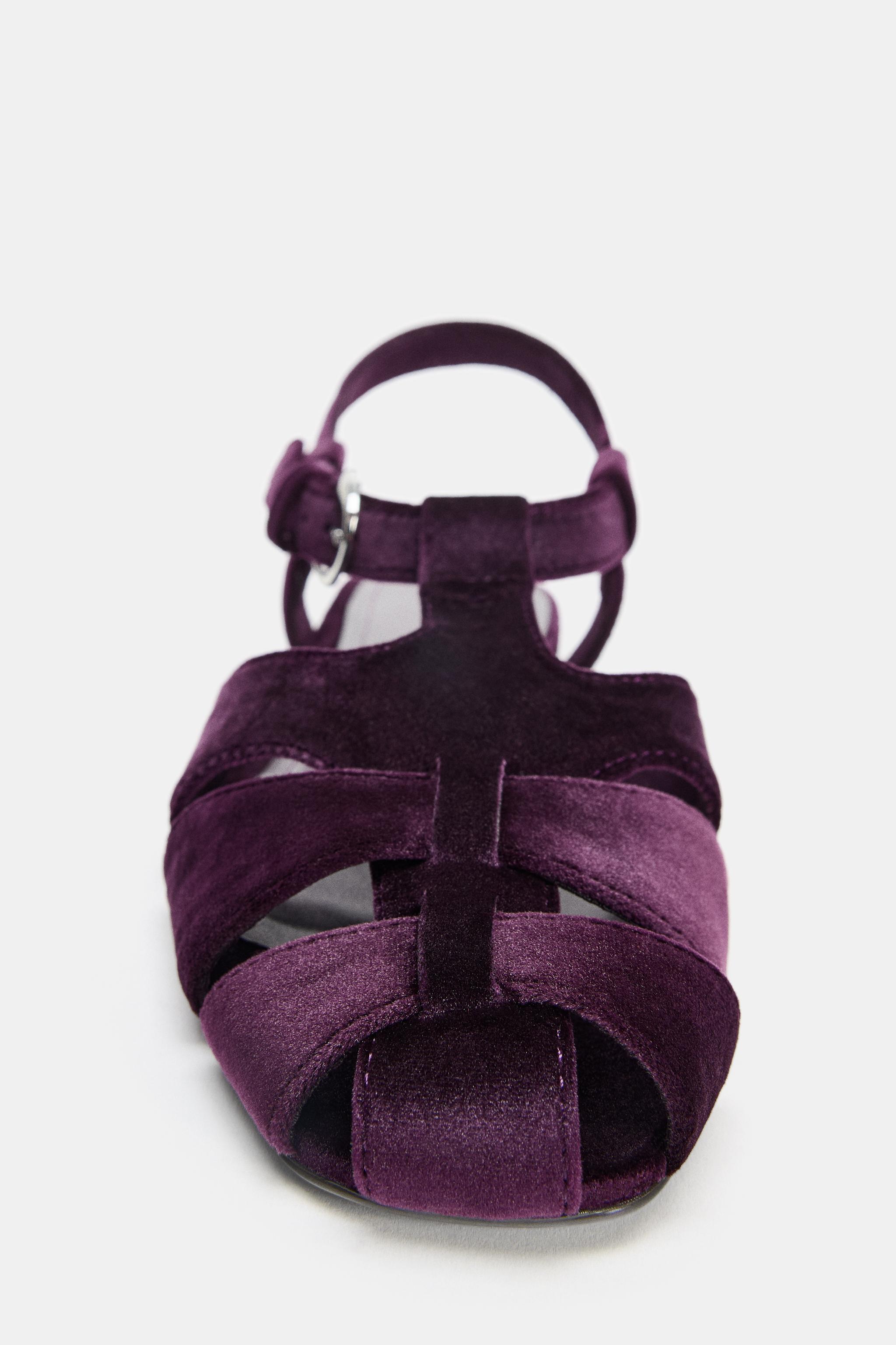 VELVET EFFECT FISHERMAN SANDALS