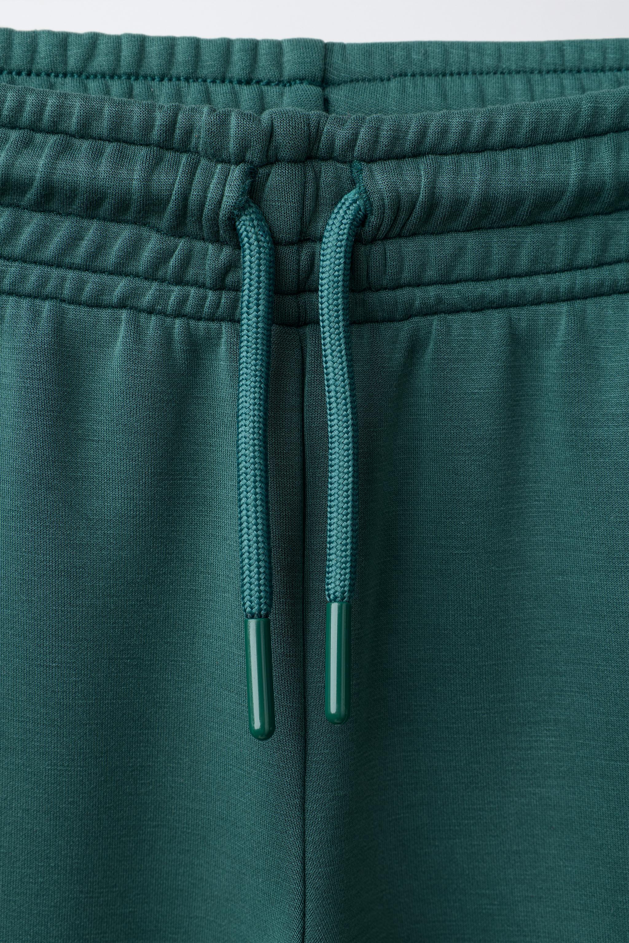 Детские брюки Zara COLOR-BLOCK SPORTY FLARE PANTS — фото 4